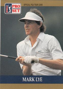 1990 Pro Set PGA Tour #54 Mark Lye Front