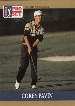 1990 Pro Set PGA Tour #62 Corey Pavin Front