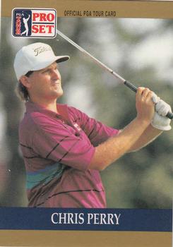 1990 Pro Set PGA Tour #63 Chris Perry Front
