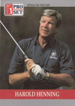 1990 Pro Set PGA Tour #76 Harold Henning Front