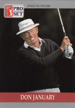 1990 Pro Set PGA Tour #94 Don January Front