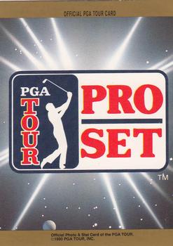 1990 Pro Set PGA Tour #NNO Title Card Back