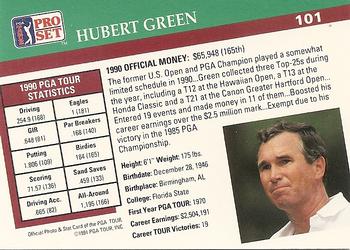 1991 Pro Set PGA Tour #101 Hubert Green Back