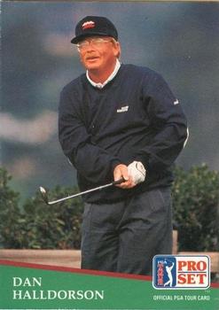 1991 Pro Set PGA Tour #106 Dan Halldorson Front