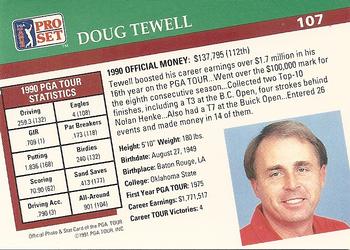 1991 Pro Set PGA Tour #107 Doug Tewell Back