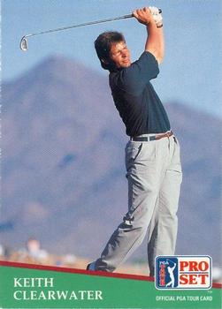 1991 Pro Set PGA Tour #119 Keith Clearwater Front