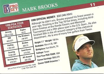 1991 Pro Set PGA Tour #11 Mark Brooks Back