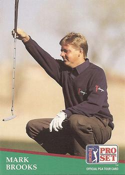 1991 Pro Set PGA Tour #11 Mark Brooks Front