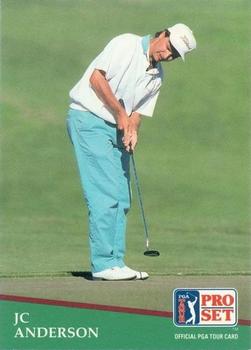 1991 Pro Set PGA Tour #120 JC Anderson Front