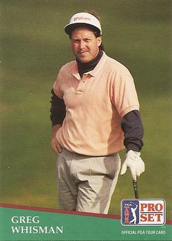 1991 Pro Set PGA Tour #127 Greg Whisman Front