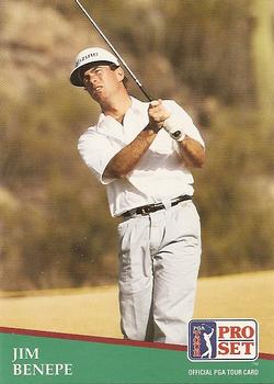 1991 Pro Set PGA Tour #12 Jim Benepe Front
