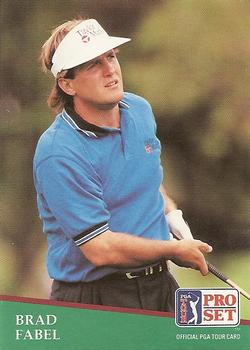 1991 Pro Set PGA Tour #131 Brad Fabel Front