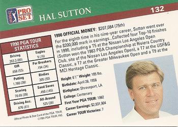 1991 Pro Set PGA Tour #132 Hal Sutton Back