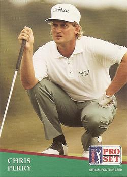 1991 Pro Set PGA Tour #137 Chris Perry Front