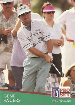 1991 Pro Set PGA Tour #13 Gene Sauers Front