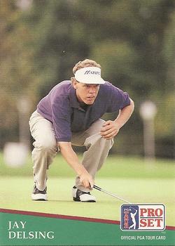 1991 Pro Set PGA Tour #142 Jay Delsing Front