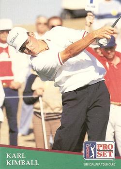 1991 Pro Set PGA Tour #143 Karl Kimball Front