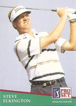 1991 Pro Set PGA Tour #148 Steve Elkington Front
