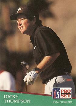 1991 Pro Set PGA Tour #14 Dicky Thompson Front