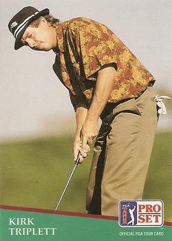 1991 Pro Set PGA Tour #150 Kirk Triplett Front