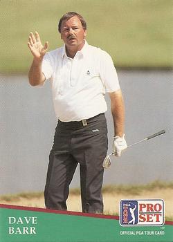 1991 Pro Set PGA Tour #154 Dave Barr Front