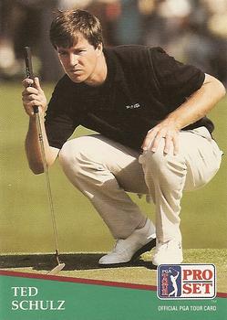 1991 Pro Set PGA Tour #156 Ted Schulz Front