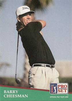 1991 Pro Set PGA Tour #166 Barry Cheesman Front