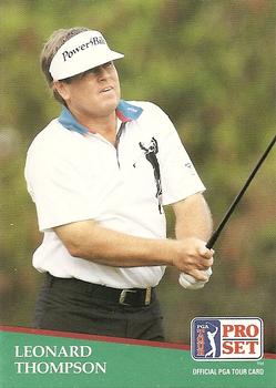 1991 Pro Set PGA Tour #167 Leonard Thompson Front