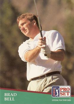 1991 Pro Set PGA Tour #170 Brad Bell Front