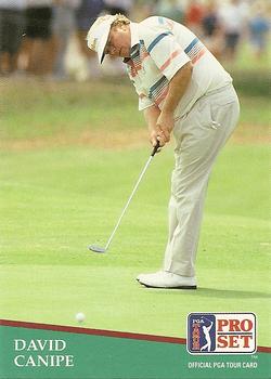 1991 Pro Set PGA Tour #173 David Canipe Front