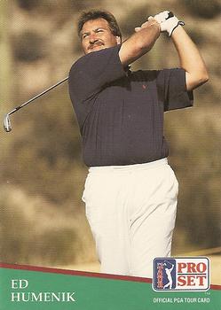 1991 Pro Set PGA Tour #175 Ed Humenik Front