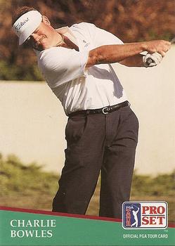 1991 Pro Set PGA Tour #177 Charlie Bowles Front