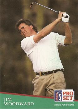 1991 Pro Set PGA Tour #178 Jim Woodward Front