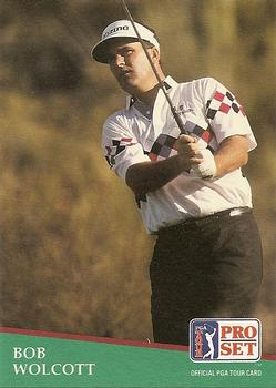 1991 Pro Set PGA Tour #179 Bob Wolcott Front