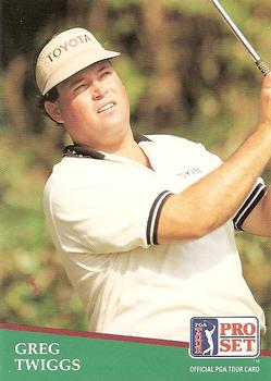 1991 Pro Set PGA Tour #191 Greg Twiggs Front