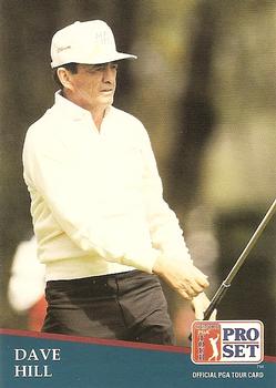 1991 Pro Set PGA Tour #195 Dave Hill Front