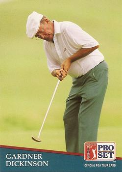 1991 Pro Set PGA Tour #196 Gardner Dickinson Front