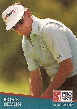 1991 Pro Set PGA Tour #197 Bruce Devlin Front