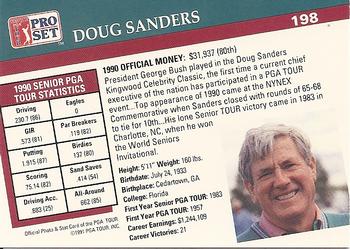 1991 Pro Set PGA Tour #198 Doug Sanders Back