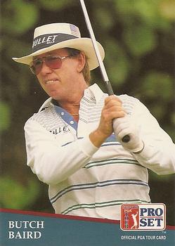 1991 Pro Set PGA Tour #199 Butch Baird Front