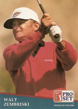 1991 Pro Set PGA Tour #200 Walt Zembriski Front