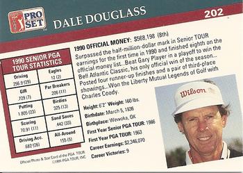 1991 Pro Set PGA Tour #202 Dale Douglass Back