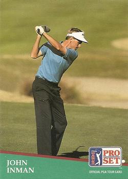1991 Pro Set PGA Tour #20 John Inman Front