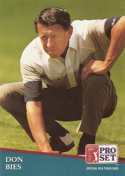 1991 Pro Set PGA Tour #211 Don Bies Front