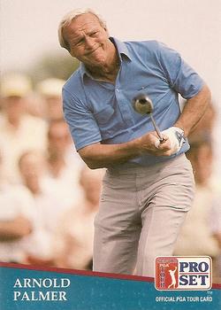 1991 Pro Set PGA Tour #220 Arnold Palmer Front