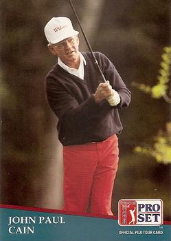 1991 Pro Set PGA Tour #223 John Paul Cain Front