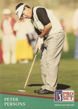 1991 Pro Set PGA Tour #22 Peter Persons Front