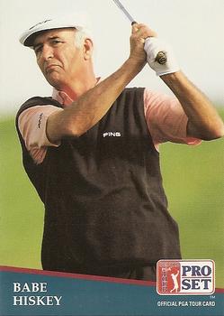 1991 Pro Set PGA Tour #236 Babe Hiskey Front