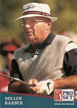 1991 Pro Set PGA Tour #250 Miller Barber Front