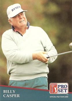 1991 Pro Set PGA Tour #252 Billy Casper Front